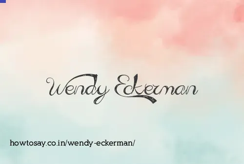 Wendy Eckerman
