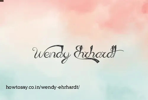Wendy Ehrhardt
