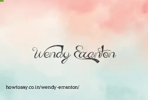 Wendy Erranton