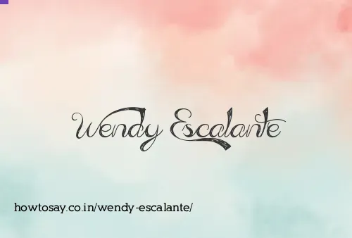 Wendy Escalante