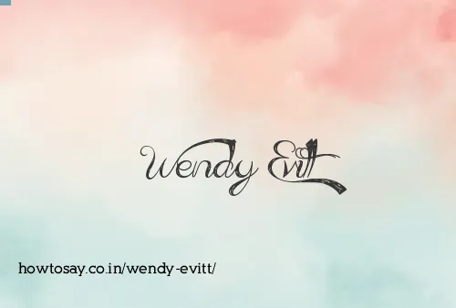 Wendy Evitt
