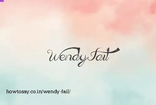Wendy Fail