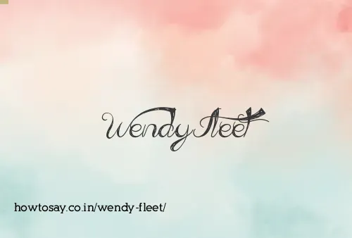 Wendy Fleet