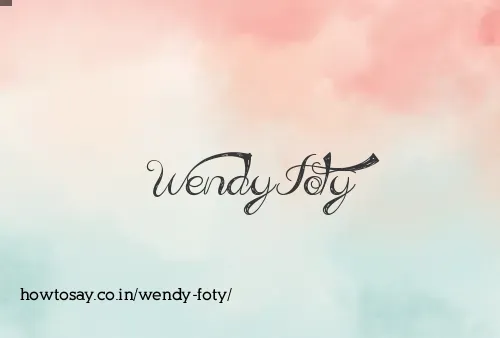 Wendy Foty