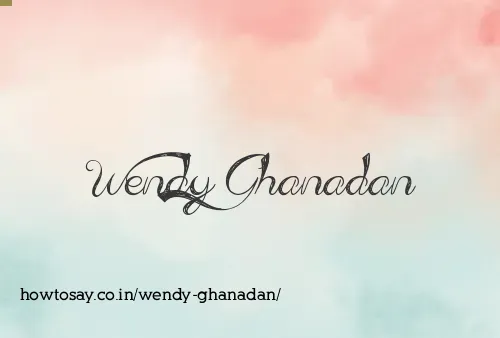 Wendy Ghanadan