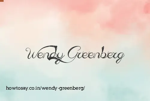 Wendy Greenberg