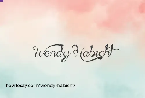 Wendy Habicht