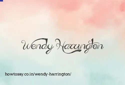 Wendy Harrington