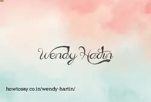 Wendy Hartin