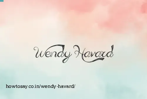 Wendy Havard