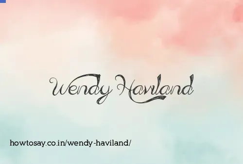 Wendy Haviland