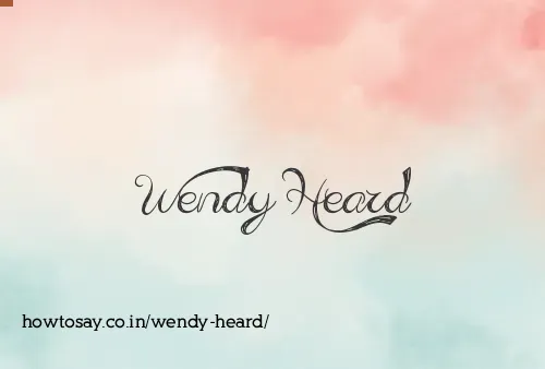 Wendy Heard