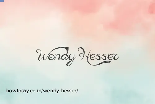 Wendy Hesser