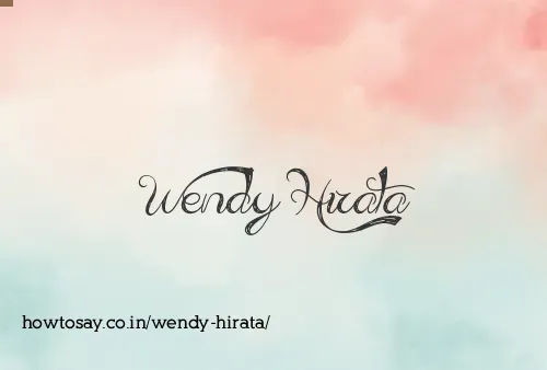 Wendy Hirata