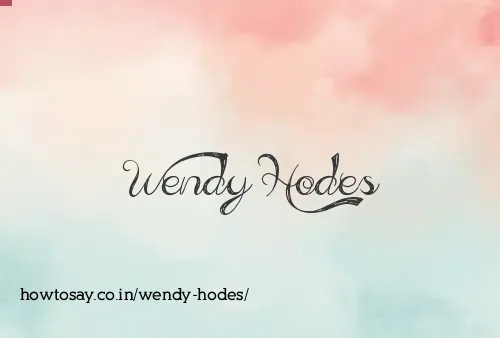 Wendy Hodes