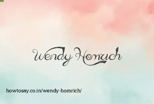 Wendy Homrich