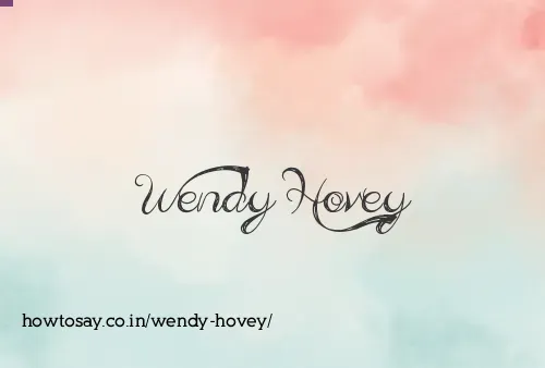 Wendy Hovey