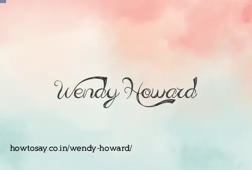 Wendy Howard