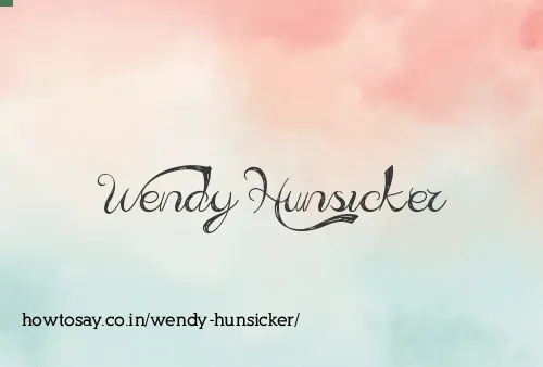 Wendy Hunsicker