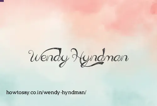 Wendy Hyndman