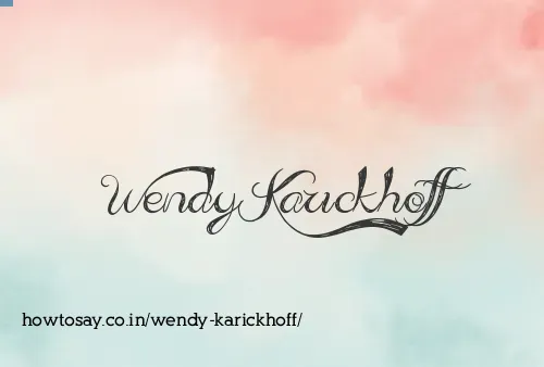 Wendy Karickhoff