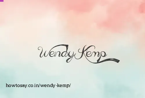 Wendy Kemp
