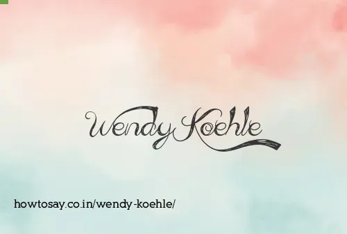 Wendy Koehle