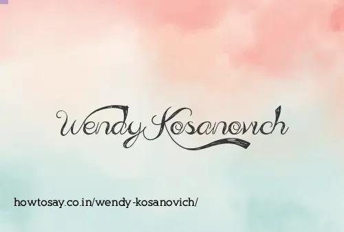 Wendy Kosanovich