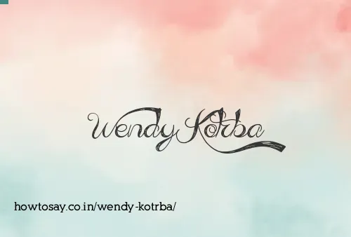 Wendy Kotrba