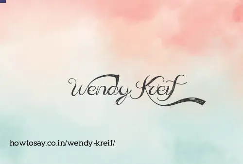 Wendy Kreif