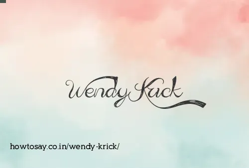 Wendy Krick