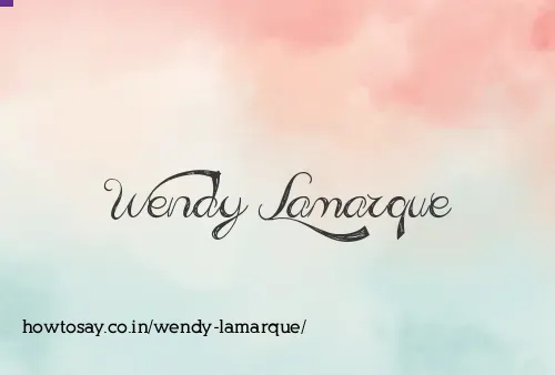Wendy Lamarque