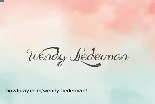 Wendy Liederman