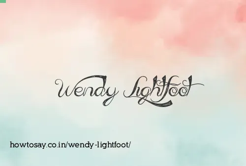 Wendy Lightfoot
