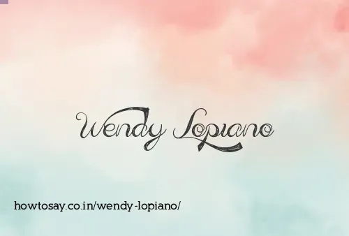 Wendy Lopiano