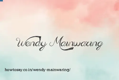 Wendy Mainwaring