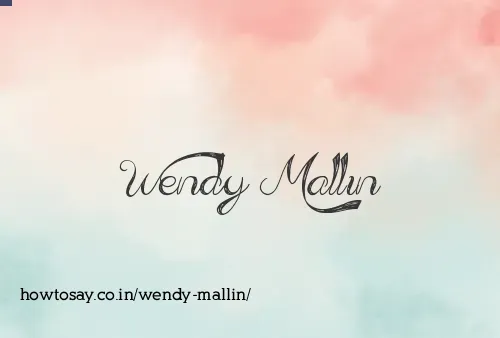 Wendy Mallin
