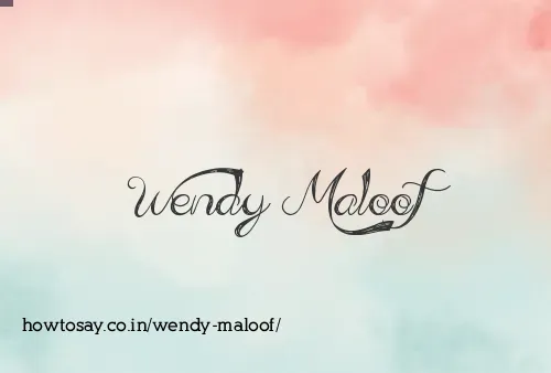 Wendy Maloof