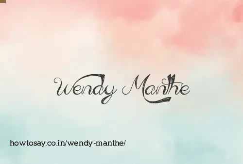 Wendy Manthe