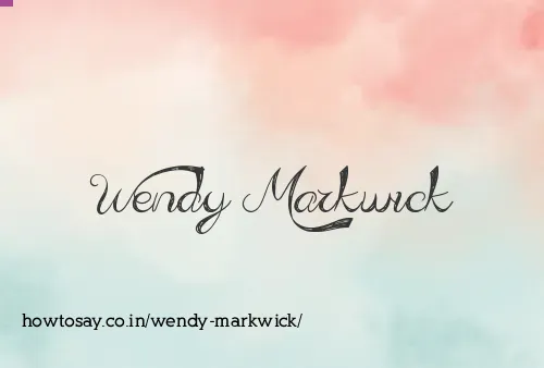 Wendy Markwick