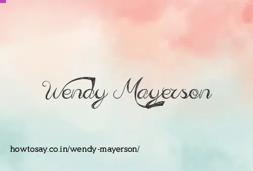 Wendy Mayerson