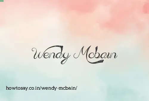 Wendy Mcbain