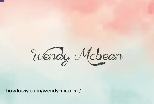 Wendy Mcbean