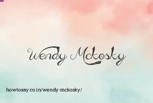 Wendy Mckosky