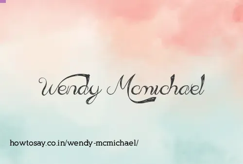 Wendy Mcmichael