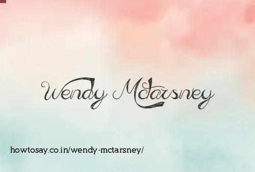 Wendy Mctarsney
