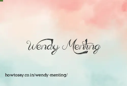 Wendy Menting