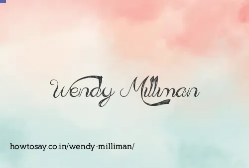 Wendy Milliman