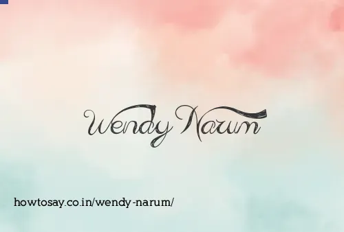 Wendy Narum
