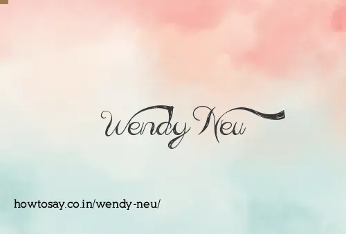 Wendy Neu